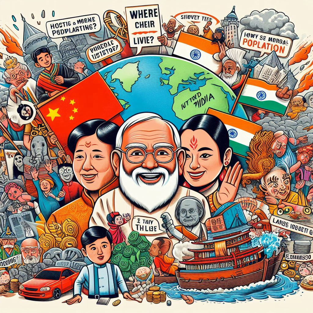 Why india and China has more population?