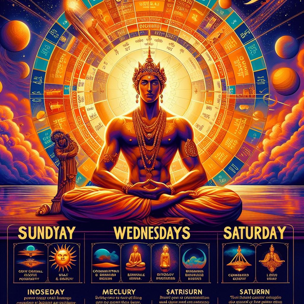 What days of the week are auspicious in Hinduism